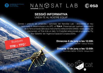 Presentació del Nano-Satellite and Payload Laboratory (NanoSat Lab)