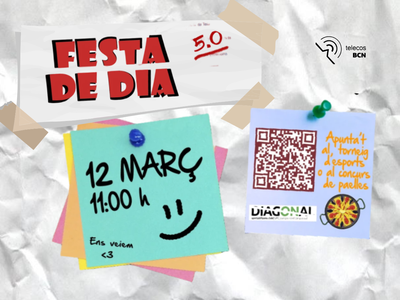 12 de març: Festa de Dia a l'ETSETB!