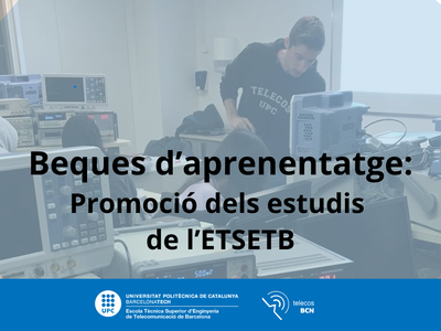 3 beques d'aprenentatge per a donar suport a activitats dirigides a alumnes d'ESO i Batxillerat