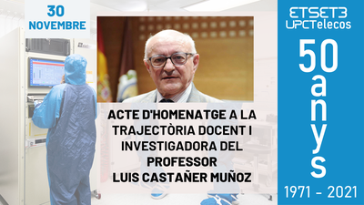Acte d'homenatge al professor Luis Castañer Muñoz  - 30 de novembre