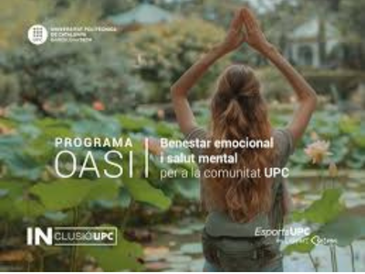 Activitats de benestar emocional per a la comunitat universitària: consulta el programa OASI