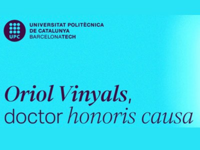 Cerimònia d'investidura de l'enginyer de telecomunicació i matemàtic Oriol Vinyals com a doctor honoris causa per la UPC