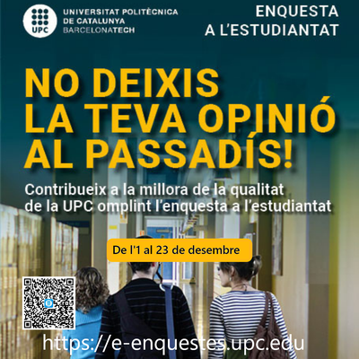 Expressa’t! Enquestes de docència tardor 25-26