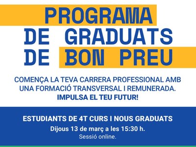 Grup Bonpreu: Reptes i projectes tecnològics. Programa de captació de talent universitari