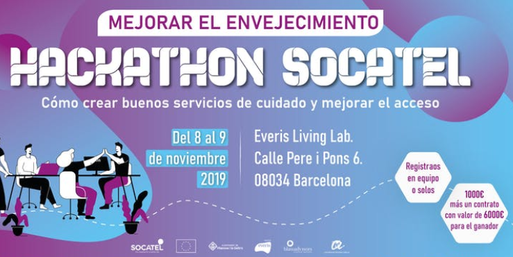 Hackathon SOCATEL per millorar l'envelliment amb el desenvolupament d'un prototip digital (8 i 9 de novembre)