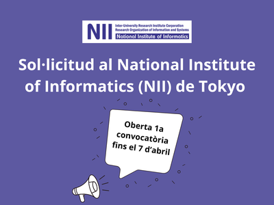 Mobilitat: Vols realitzar una estada de curta durada al Japó? 1st call of 2025 NII International Internship Program