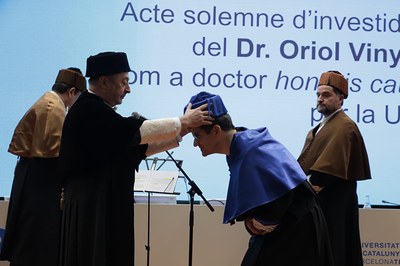 Oriol Vinyals, alumni de l'ETSETB, doctor 'honoris causa' per la UPC