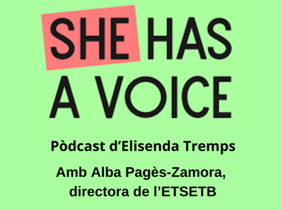 'Present i futur de la professió dels enginyers i enginyeres de telecomunicació' al pòdcast She has a Voice - 20 novembre